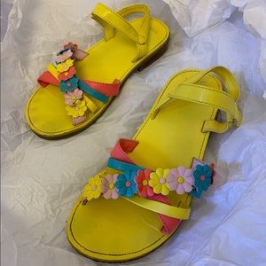 Yellow Flower Sandals